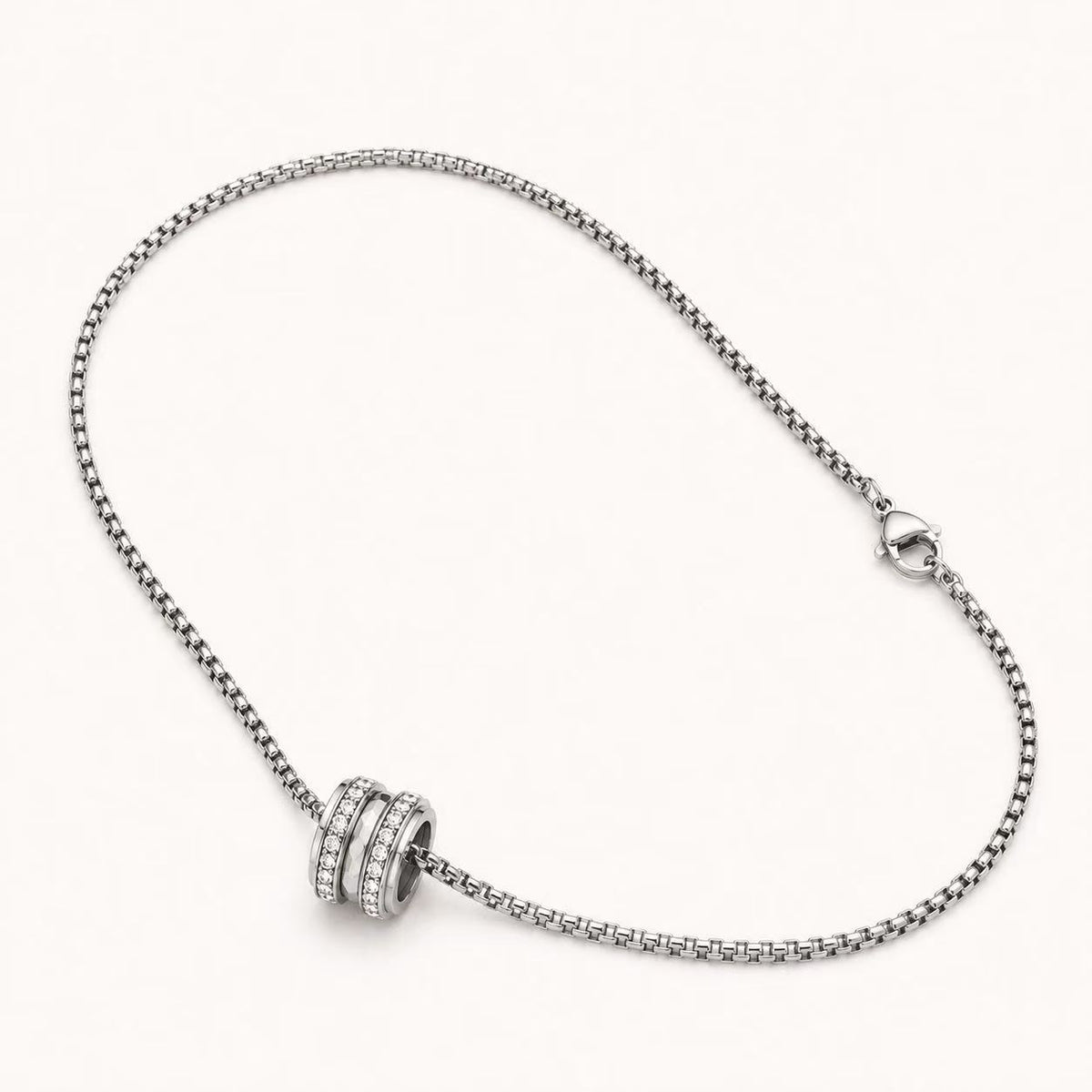 Orbit Crystal Pendant Necklace