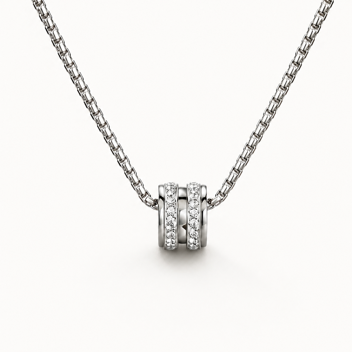 Orbit Crystal Pendant Necklace
