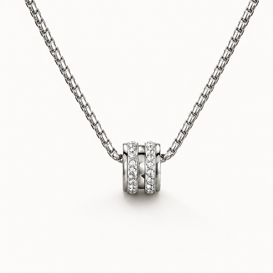 Orbit Crystal Pendant Necklace