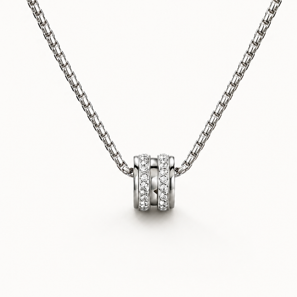 Orbit Crystal Pendant Necklace